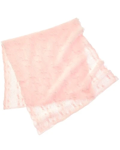 Big Cable Cashmere Scarf Women 3 Big Cable Cashmere Scarf Women