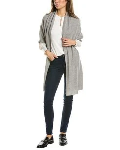 Cashmere Rib Wrap Women