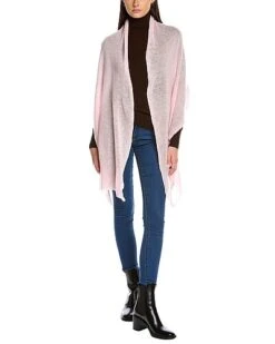 Lightweight Cashmere Wrap Women Charcoal Grey -Portolano 1055437836 RLLD pink 1