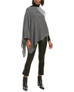 Cowl Neck Cashmere Poncho Women