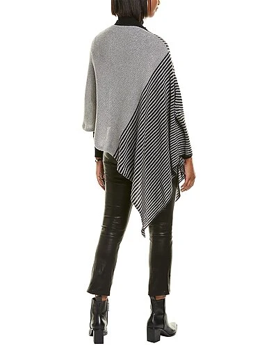 Cowl Neck Cashmere Poncho Women 4 Cowl Neck Cashmere Poncho Women - Image 2