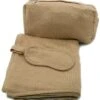 Travel Wrap/Throw, Eyemask And Zipper Bag With Handle In Solid Color Home -Portolano 1111086936 RLLD 1