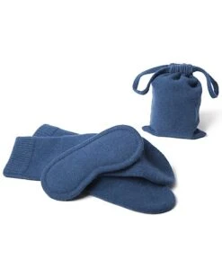 Cashmere Socks, Eyemask And Pouch Home