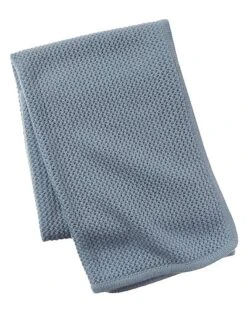 Fishnet Stitch Cashmere Receiving Blanket Kids
