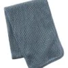 Fishnet Stitch Wool & Cashmere-Blend Receiving Blanket Kids