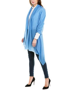 Women's Marina Blue Cashmere Scarf