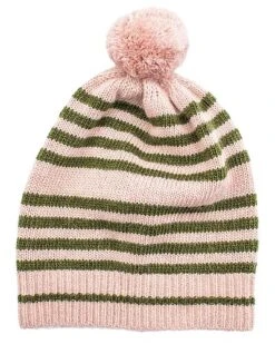 Slouchy Striped Wool & Cashmere-Blend Hat Kids