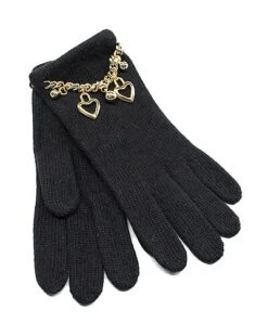 Golden Charms Bracelet Cashmere Glove Kids