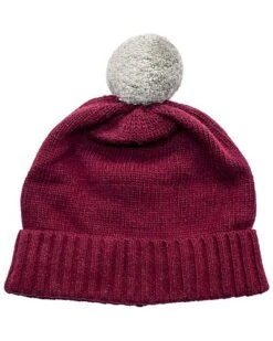 Pom Pom Wool & Cashmere-Blend Hat Kids