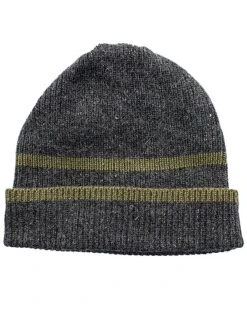 Stripes Ribbed Wool & Cashmere-Blend Hat Kids