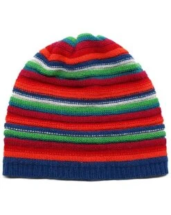 Multistriped Wool & Cashmere-Blend Hat Kids
