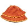 Contrast Ruffles Cashmere Hat Kids -Portolano 1111366584 RLLD 1