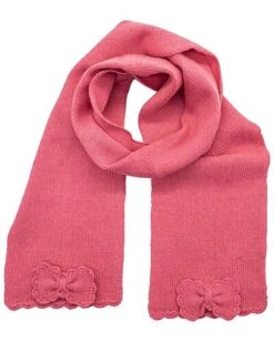 Bow Wool & Cashmere-Blend Scarf Kids