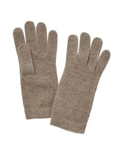Cashmere Gloves Women Grey -Portolano 1111395458 RLLD brown 1