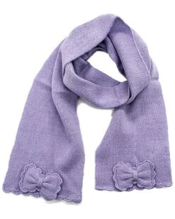 Bow Wool & Cashmere-Blend Scarf Kids