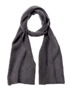 Ribbed Cashmere Scarf Men