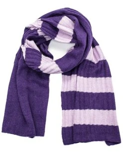 Striped Wool & Cashmere-Blend Scarf Kids