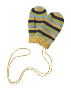 Striped String Cashmere Mittens Kids