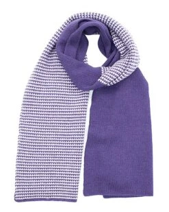 Two-Tone Wool & Cashmere-Blend Scarf Kids