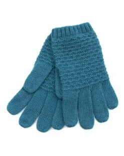 All Over Seed Stitch Wool & Cashmere-Blend Glove Kids