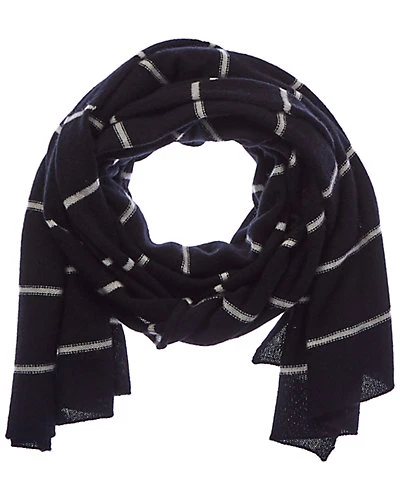 Cashmere Stripe Scarf Women 3 Cashmere Stripe Scarf Women