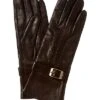 Belted Wool-Lined Leather Gloves Women -Portolano 1166408054 RLLD 1