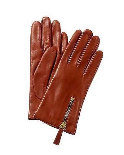 Zipper Leather Gloves Women 3 Zipper Leather Gloves Women