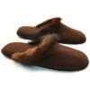Ladies Slippers With Mink Fur Tails On Top Home -Portolano 1311087012 RLLD 1