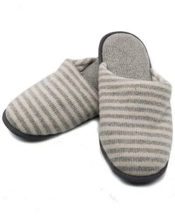 Ladies Striped Slippers Home