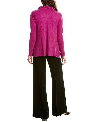 Ruffle Wool & Cashmere-Blend Cardigan Women 4 Ruffle Wool & Cashmere-Blend Cardigan Women - Image 2