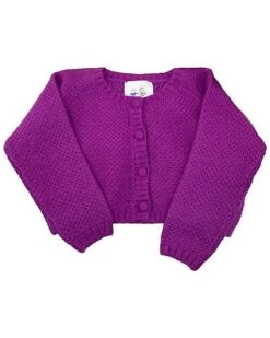 Popcorn Stitch Wool & Cashmere-Blend Sweater Kids