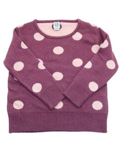 Polka Dots Wool & Cashmere-Blend Sweater Kids