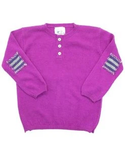 Patches On Elbow Wool & Cashmere-Blend Sweater Kids
