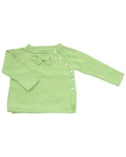 All Over Plain Jersey Wool & Cashmere-Blend Sweater Kids