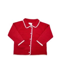 Scallop Edge Wool & Cashmere-Blend Cardigan Kids