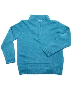 Zipper Wool & Cashmere-Blend Sweater Kids