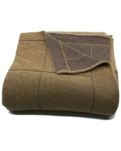 Blanket In Square Pattern With Piping Home